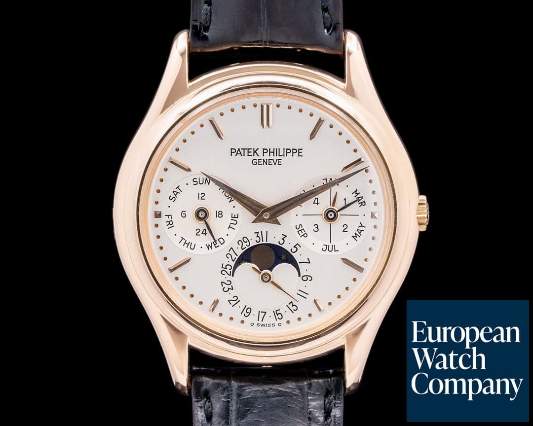 Image of Patek Philippe Perpetual Calendar 3940R 18K Rose Gold Silver Dial
