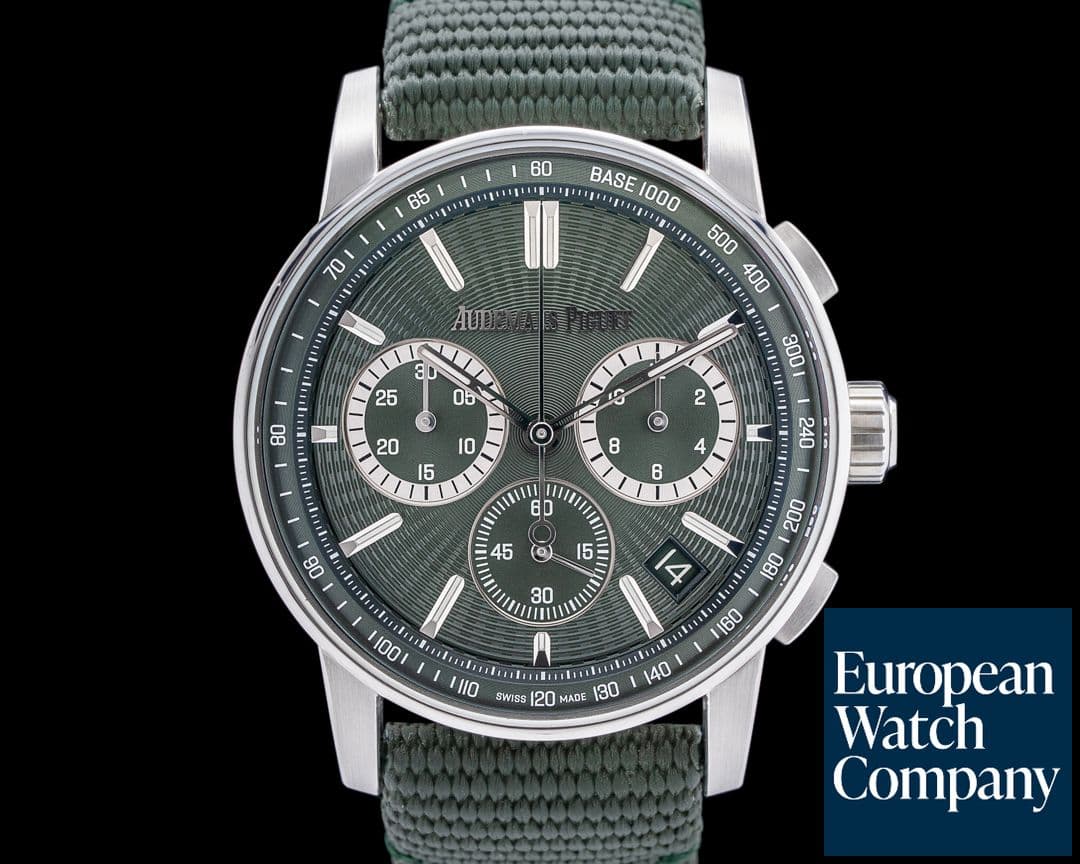 Image of Audemars Piguet Code 11.59 Chronograph SS Green Dial