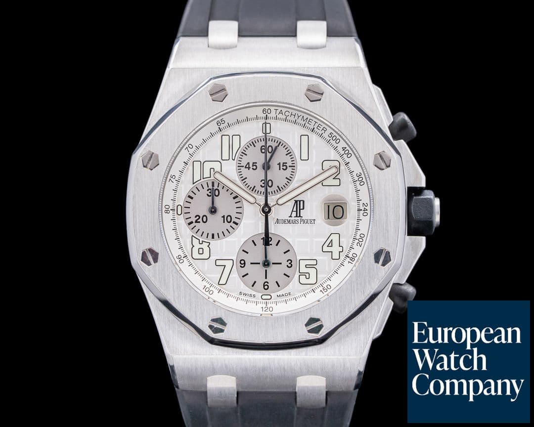 Image of Audemars Piguet Royal Oak Offshore 26020ST SS Silver Dial