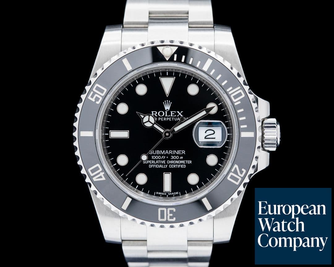 Image of Rolex Submariner 116610LN Ceramic SS Black Dial