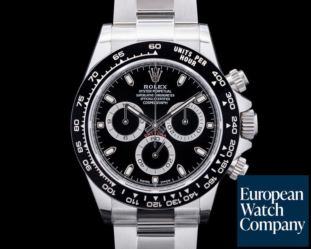 Image of Rolex Daytona 116500 Ceramic Bezel SS Black Dial