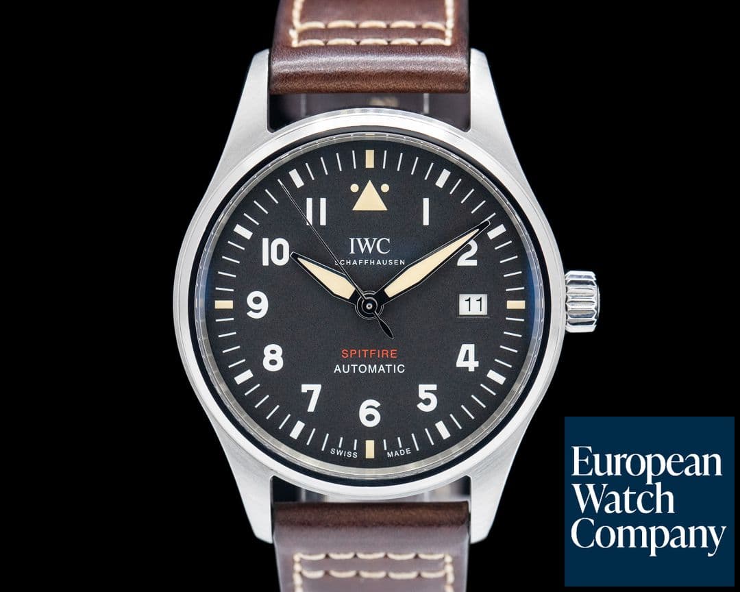 Image of IWC Pilot's Watch Automatic Spitfire SS Black Dial