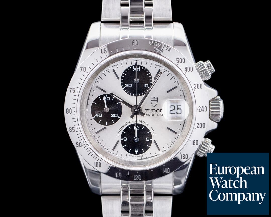 Image of Tudor Prince Date Chronograph "Pre-Tiger" Panda Dial SS