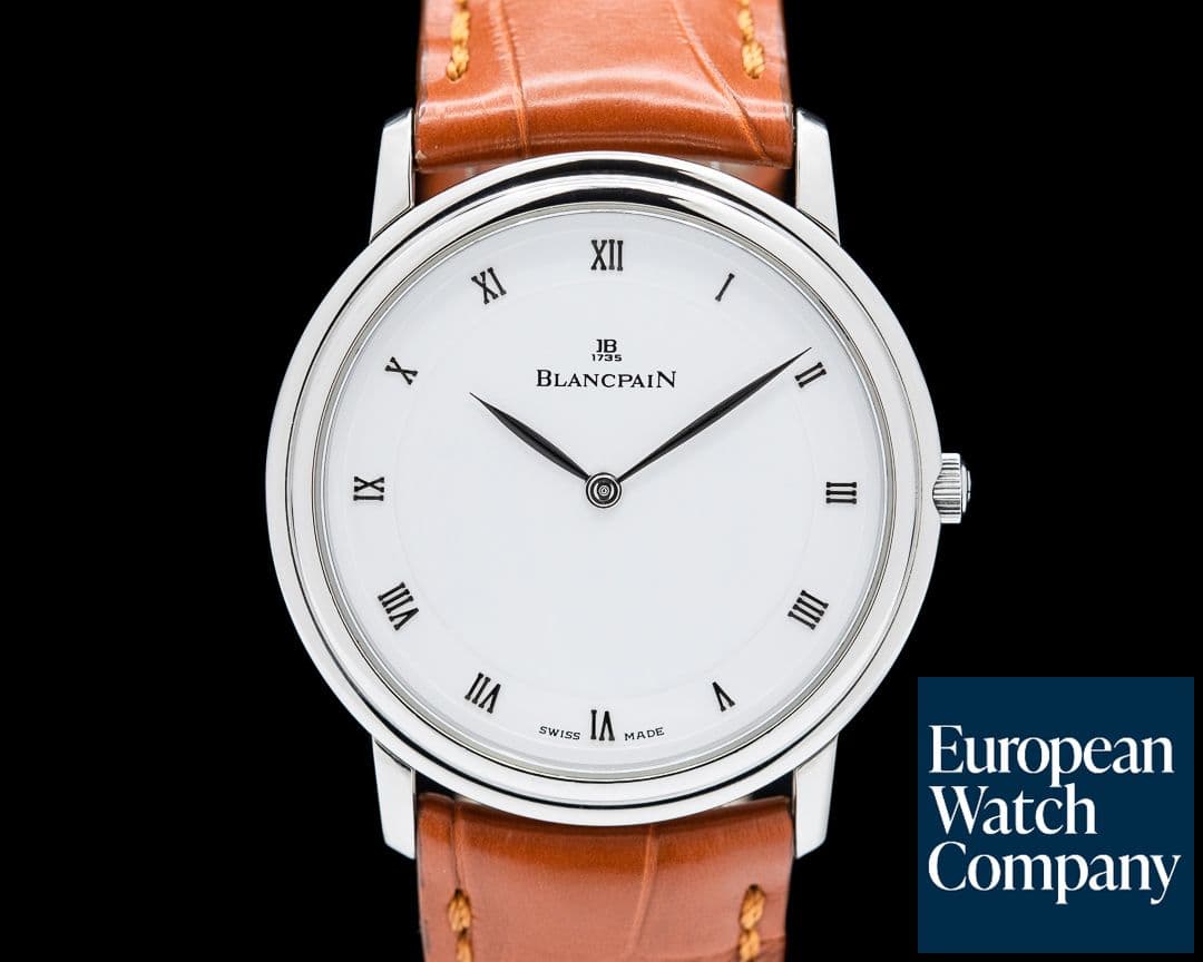 Image of Blancpain Villeret Ultra Slim SS Manual Wind