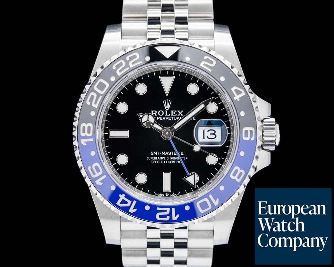 Image of Rolex GMT Master II 126710BLNR "Batgirl" Jubilee SS Black Dial 2024