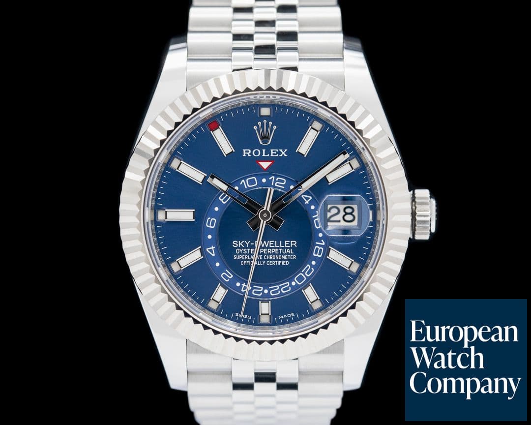 Image of Rolex Sky-Dweller SS Blue Dial / Jubilee
