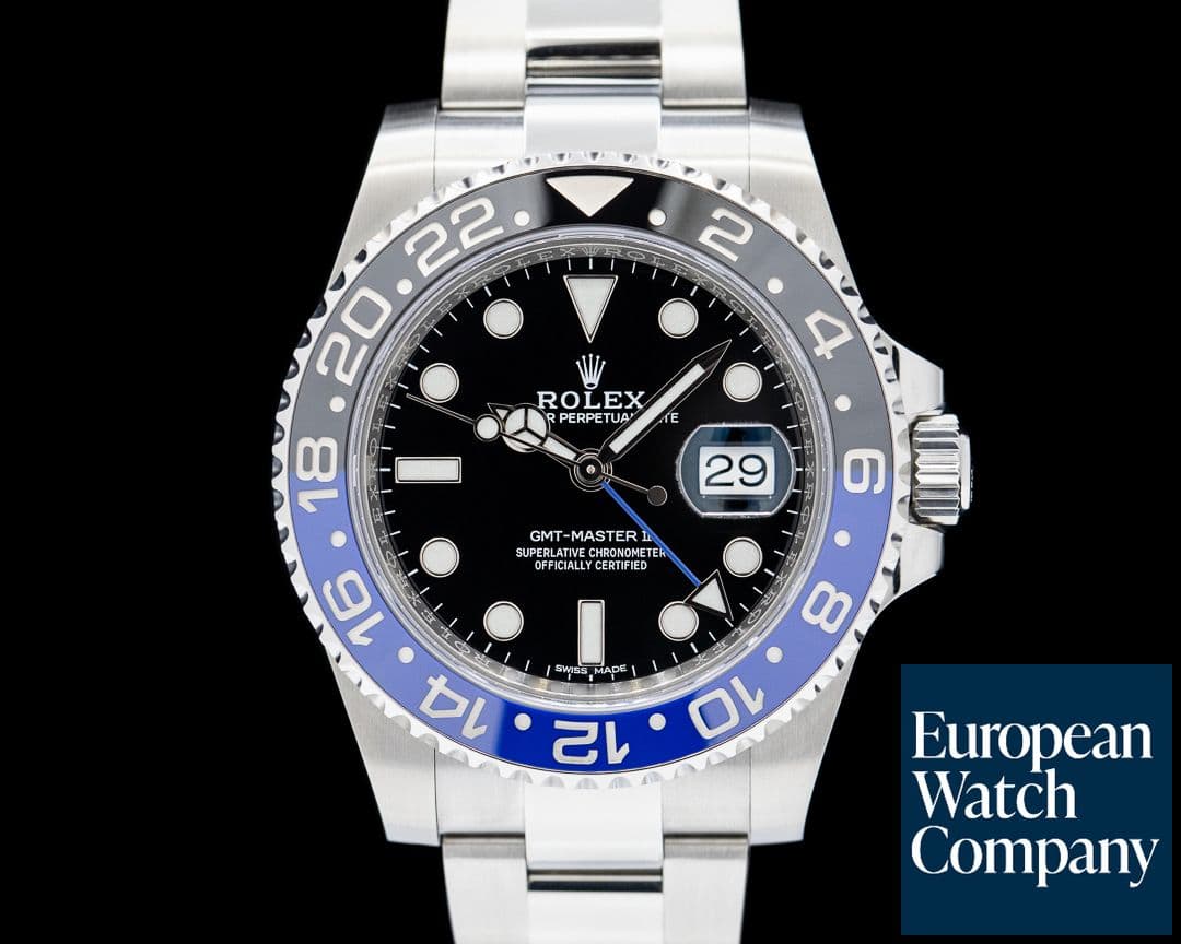 Image of Rolex GMT Master II 116710 Ceramic "Batman" SS