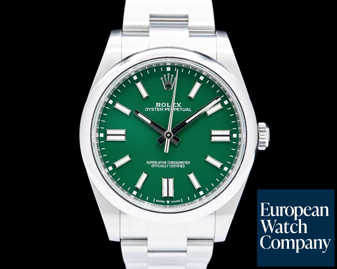 Image of Rolex Oyster Perpetual 124300 SS Green Dial