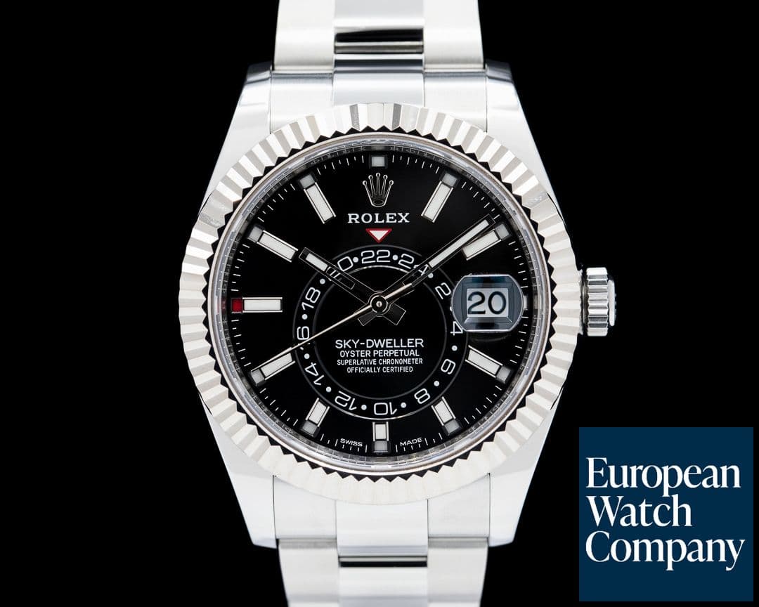 Image of Rolex Sky Dweller 326934 SS Black Dial
