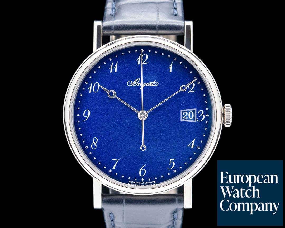 Image of Breguet Classique 5177BB Automatic 18K White Gold Blue Enamel Dial