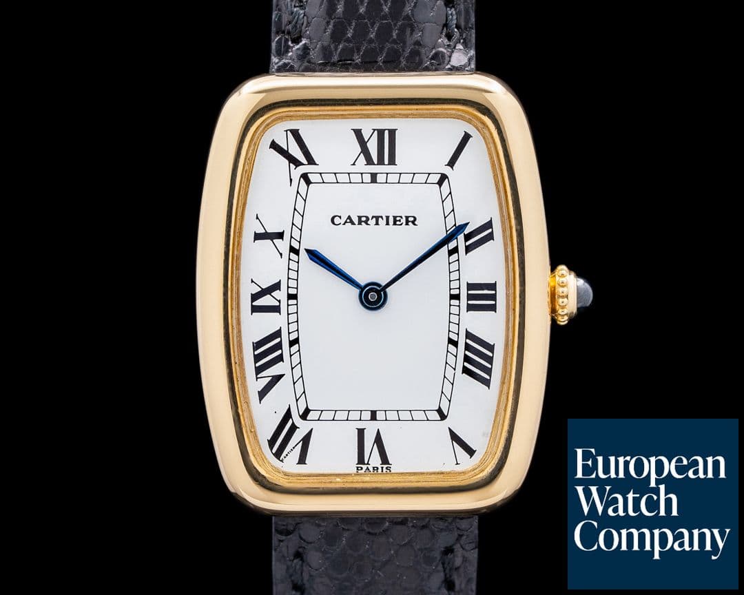 Image of Cartier Faberge Tonneau Paris 7810 18K YG