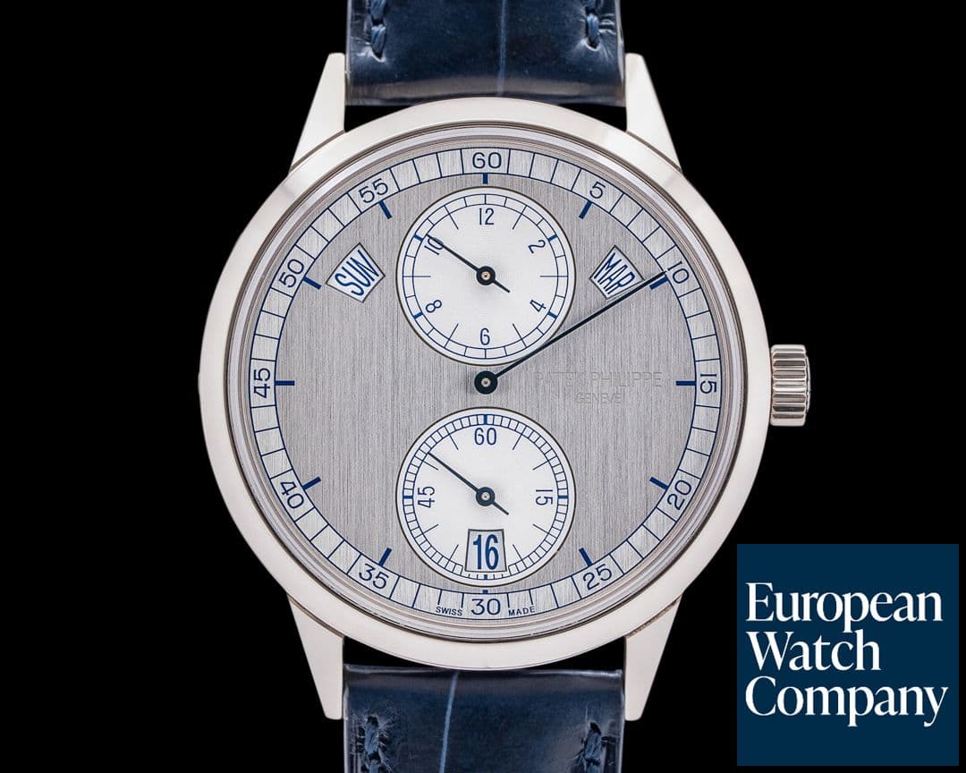 Image of Patek Philippe Annual Calendar Regulator 18K White Gold Silver Dial