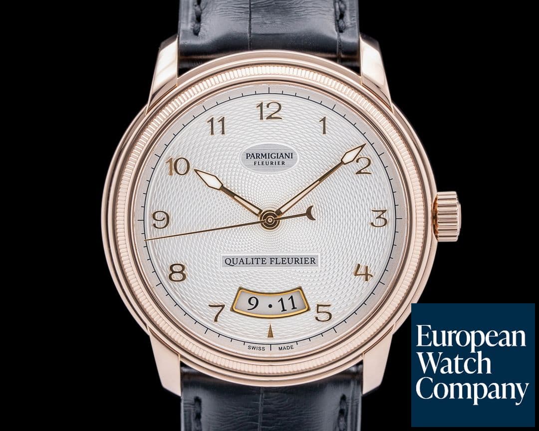 Image of Parmigiani Toric Qualite 18K Rose Gold Silver Dial 2024