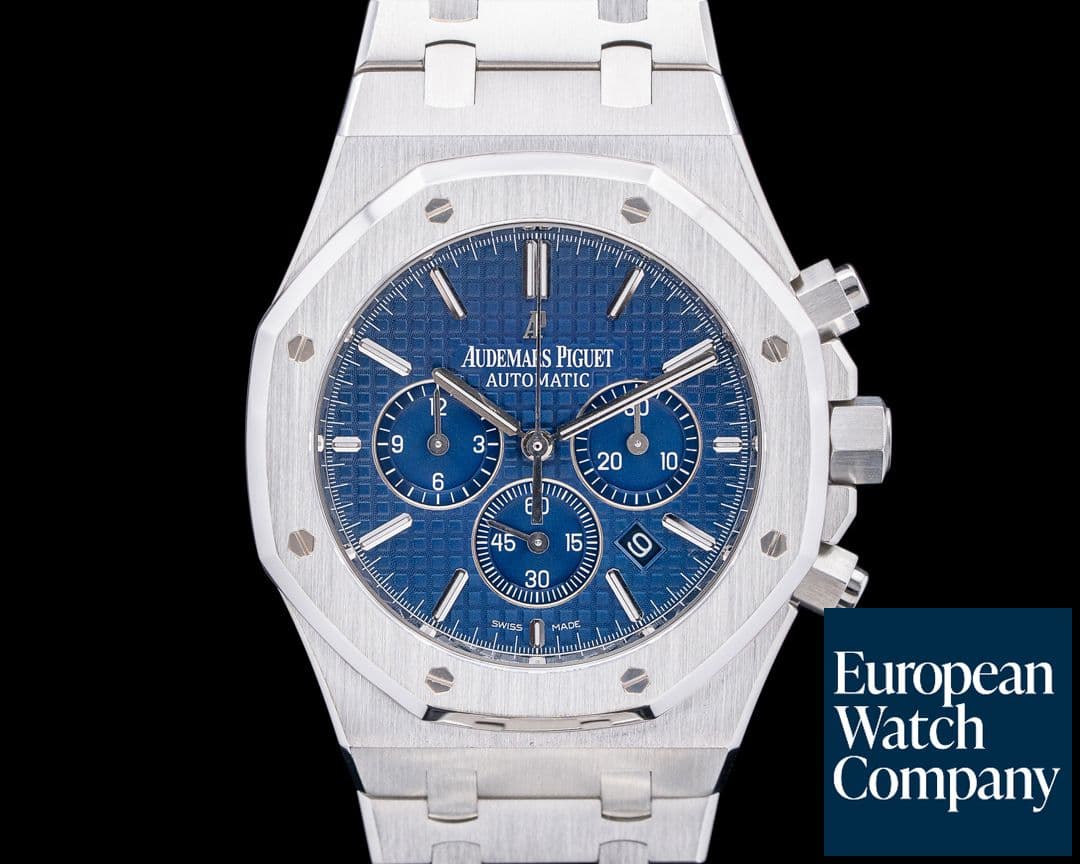 Image of Audemars Piguet Royal Oak 26320ST Chronograph SS Blue Dial
