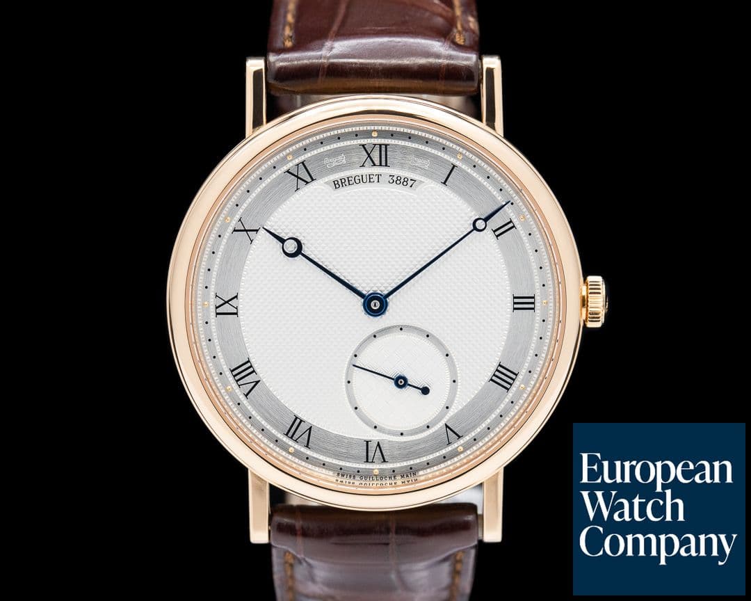 Image of Breguet Classique Automatic Guilloche Dial 18K Rose Gold