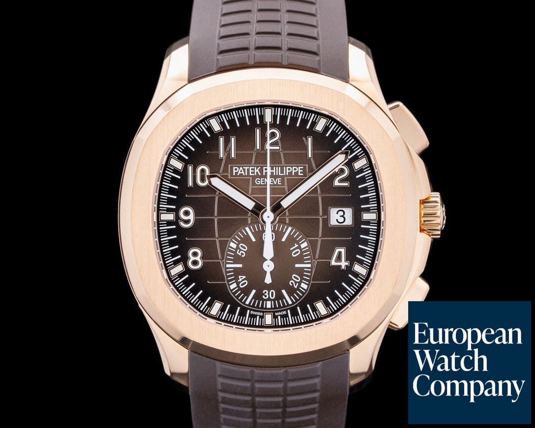 Image of Patek Philippe Aquanaut Chronograph 5968R 18K RG Brown Dial UNWORN 2024