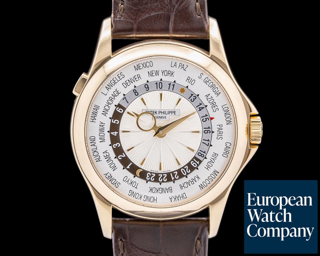 Image of Patek Philippe World Time 5130J 18K Yellow Gold