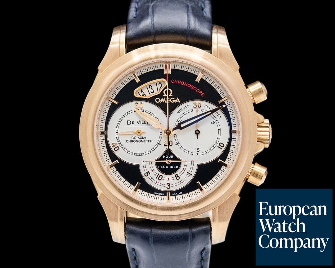 Image of Omega De Ville Co-Axial Chronoscope 18K Rose Gold