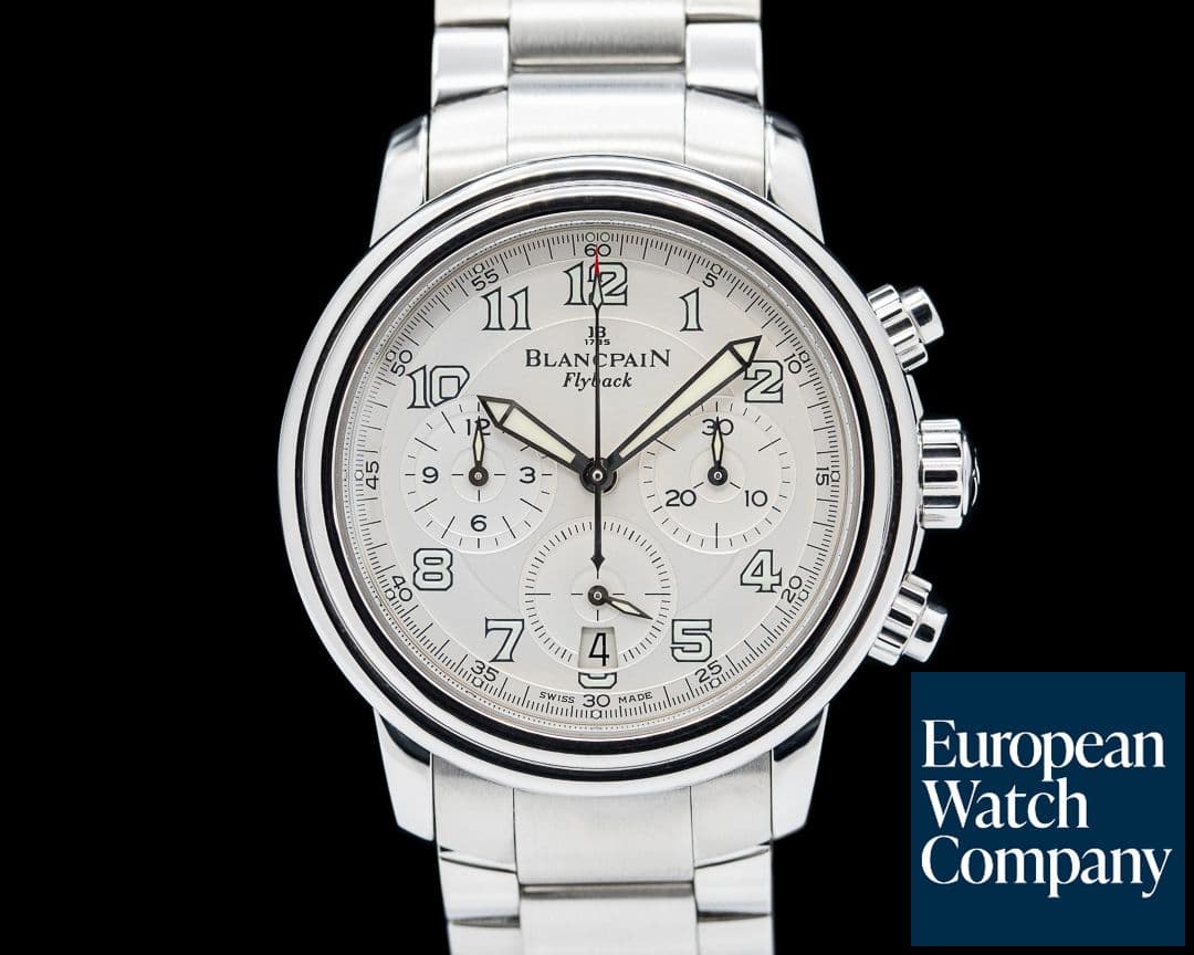 Image of Blancpain Flyback Chronograph Early "Bagatelle" Edition SS / Bracelet