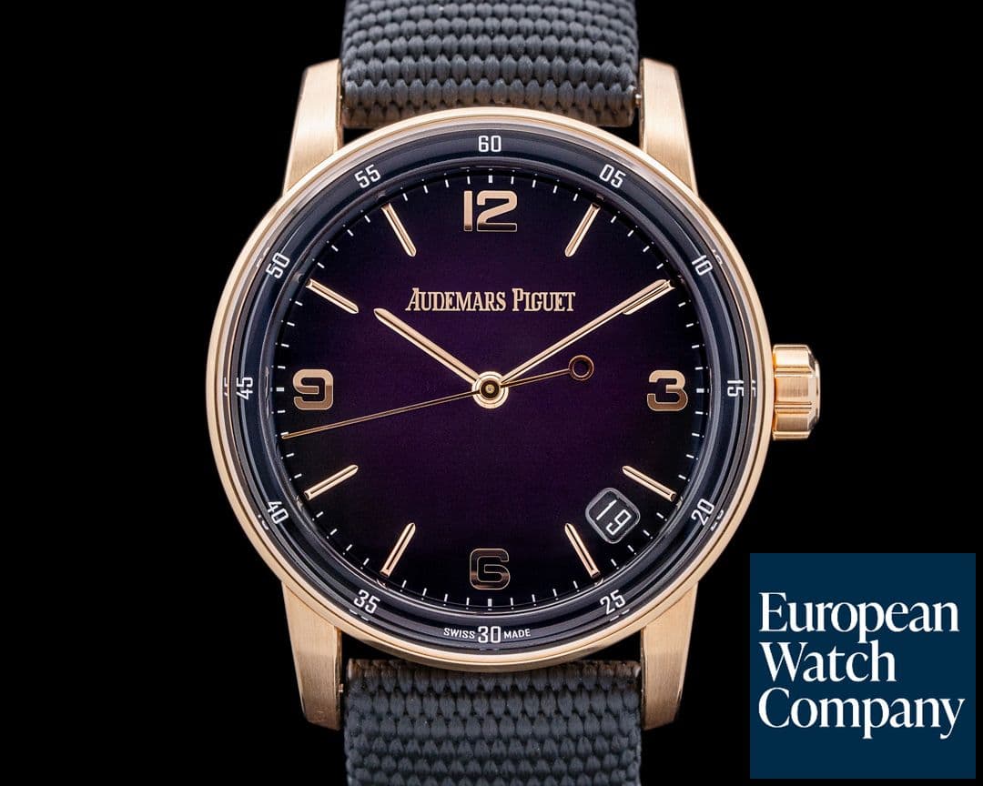 Image of Audemars Piguet Code 11:59 Automatic 18k Rose Gold Smoked Purple Dial