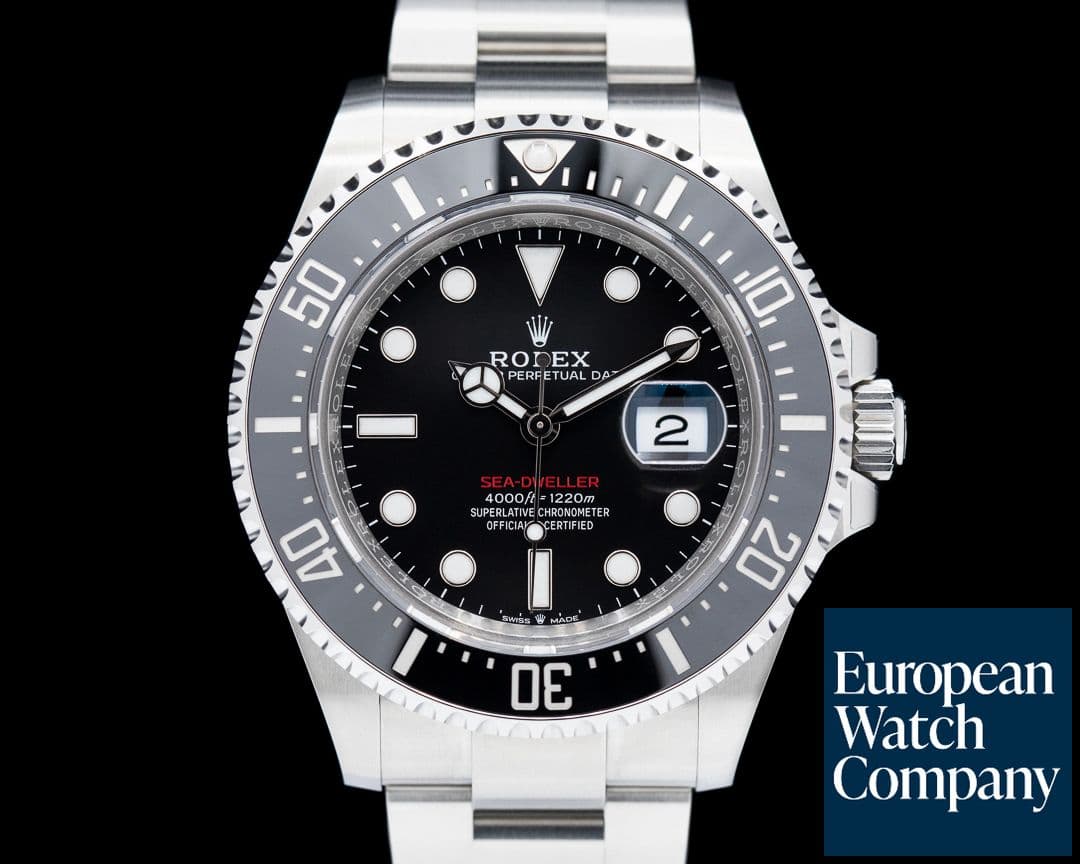 Image of Rolex Sea Dweller RED 43MM "50th Anniversary" SS Black Dial UNWORN 2024
