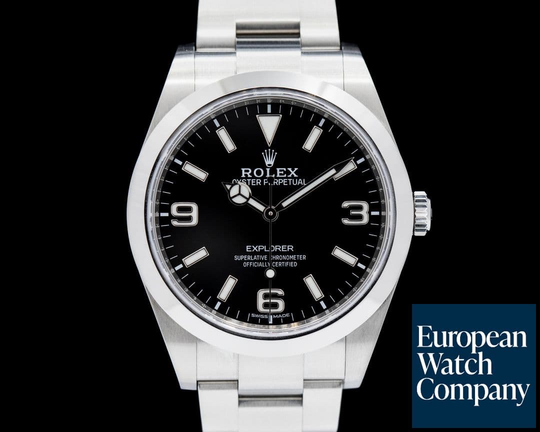 Image of Rolex Explorer I 214270 39MM SS Black Dial