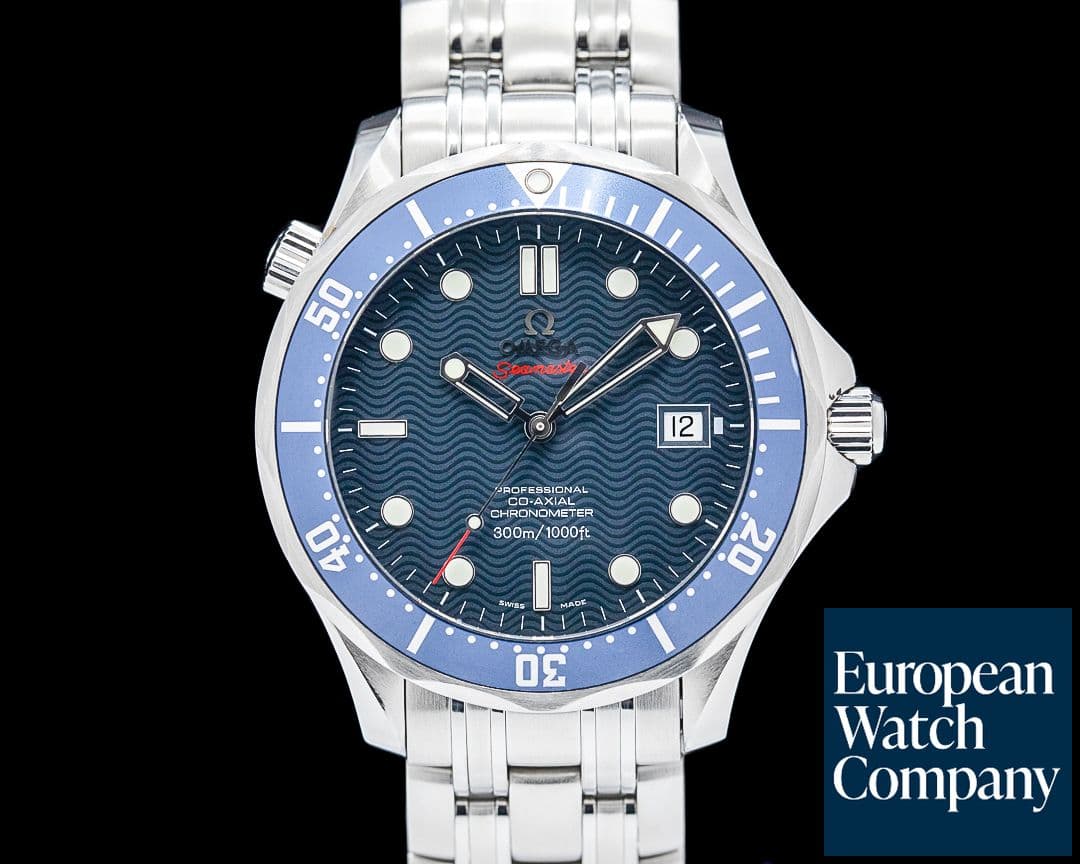 Image of Omega 2220.80.00 Seamaster Diver 300M Co-Axial Blue Wave Dial