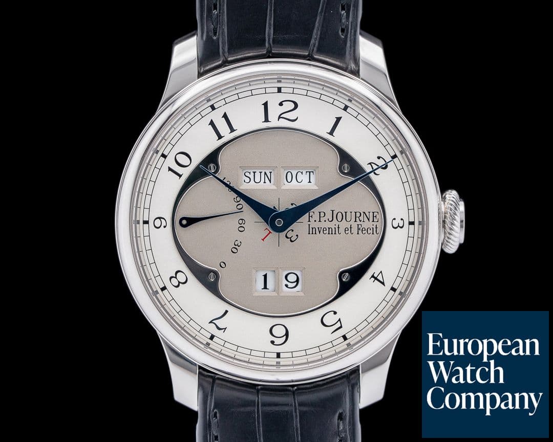 Image of F. P. Journe Octa Quantieme Perpetual Calendar Platinum Gray / Silver Dial