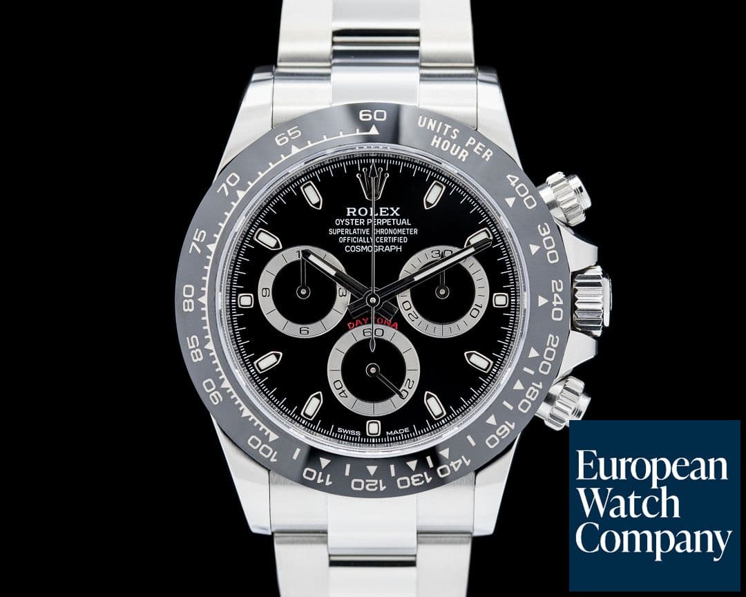 Image of Rolex Daytona 116500 Ceramic Bezel SS Black Dial