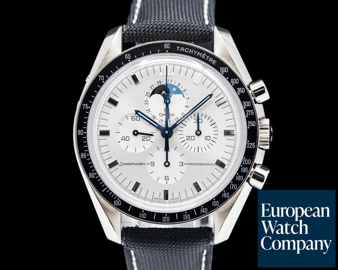 Image of Omega Speedmaster Moonphase Apollo 11 18K White Gold "30th Anniversary"