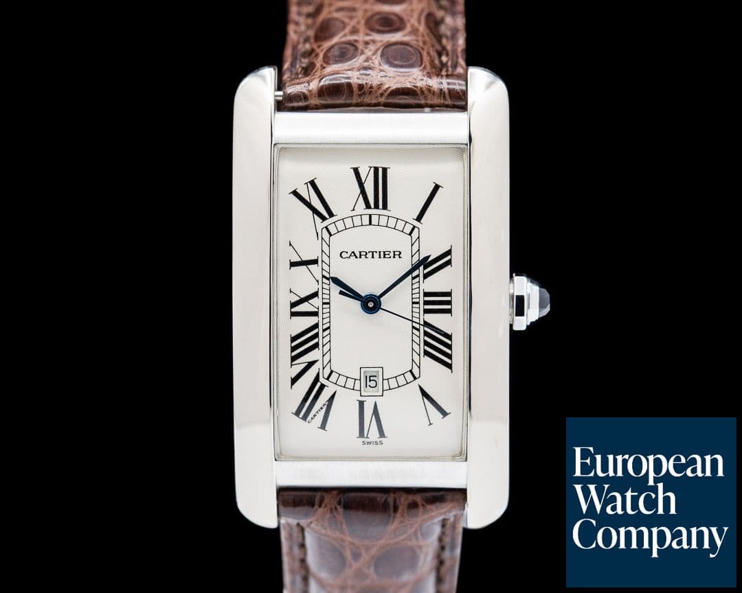 Image of Cartier Tank Americaine 18K White Gold Large