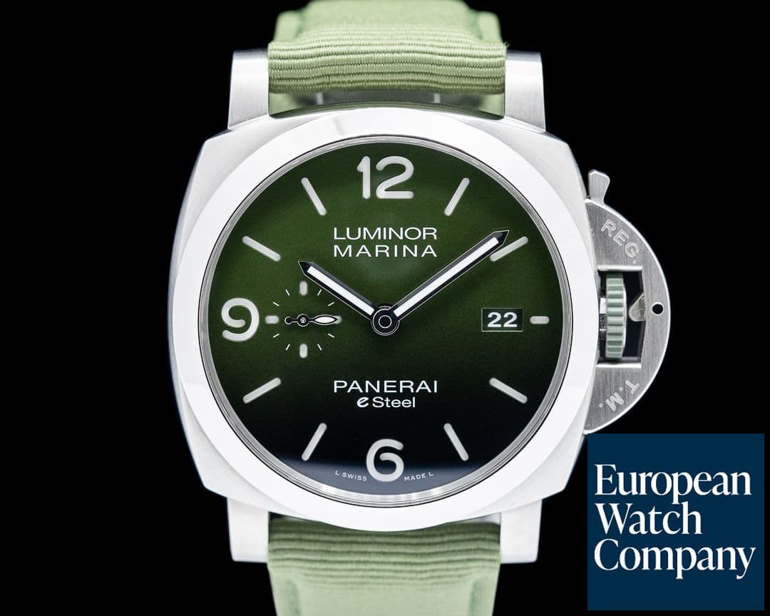 Image of Panerai Luminor Marina Verde Smeraldo SS Green Dial 2024
