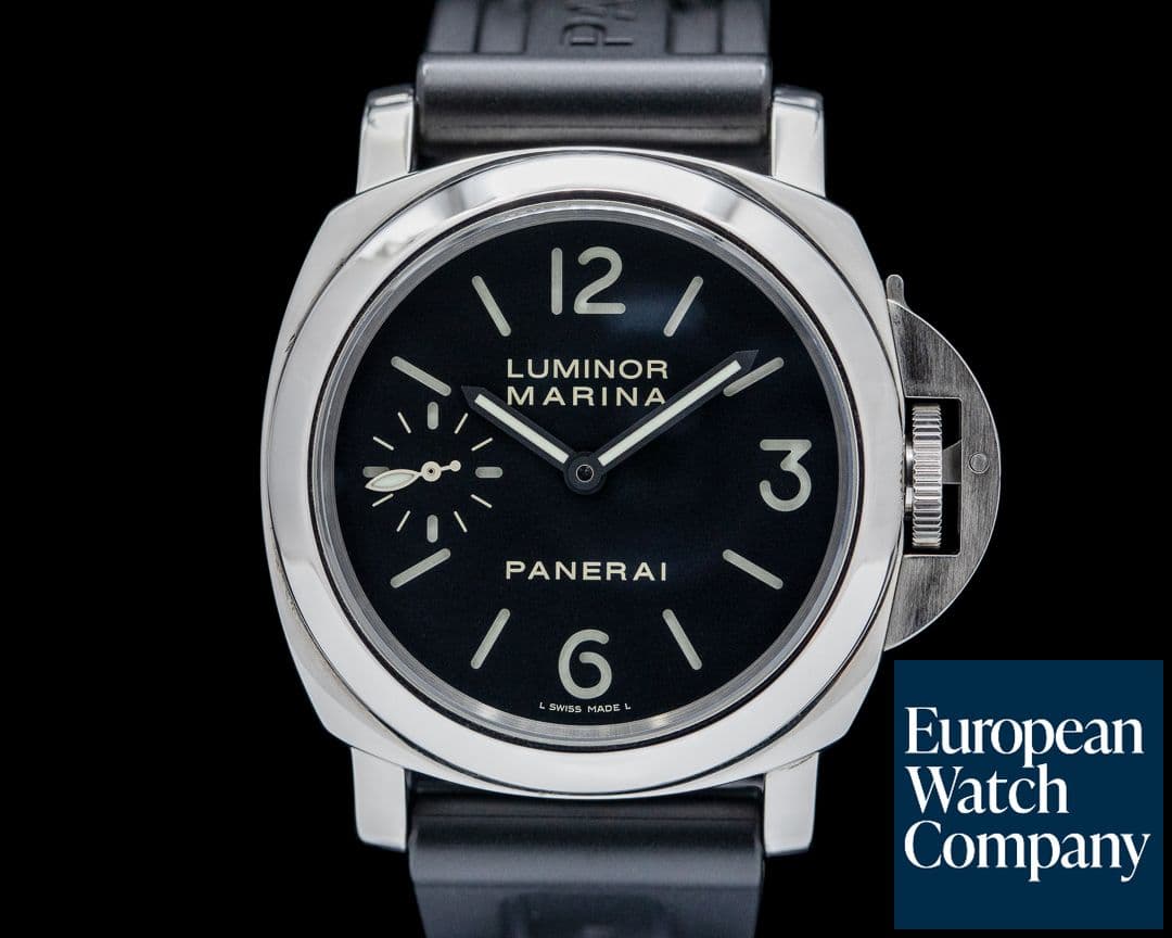 Image of Panerai Luminor Marina SS Black Dial