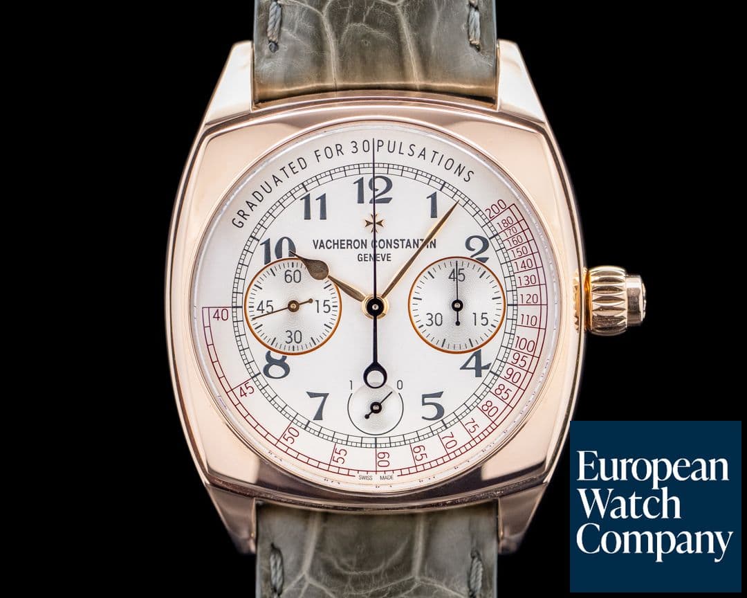 Image of Vacheron Constantin Harmony 5300S White Arabic Chronograph 18K Rose Gold