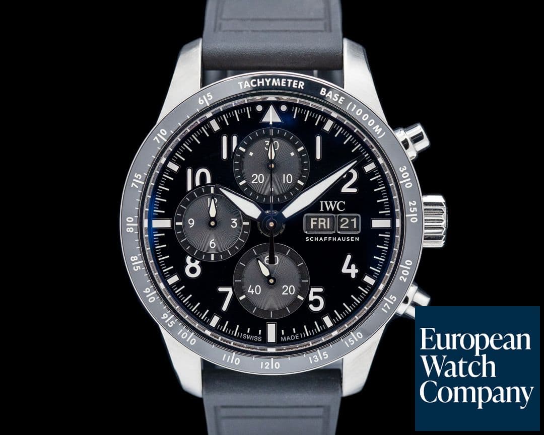 Image of IWC Pilot's Watch Performance Chronograph Titanium Black Dial