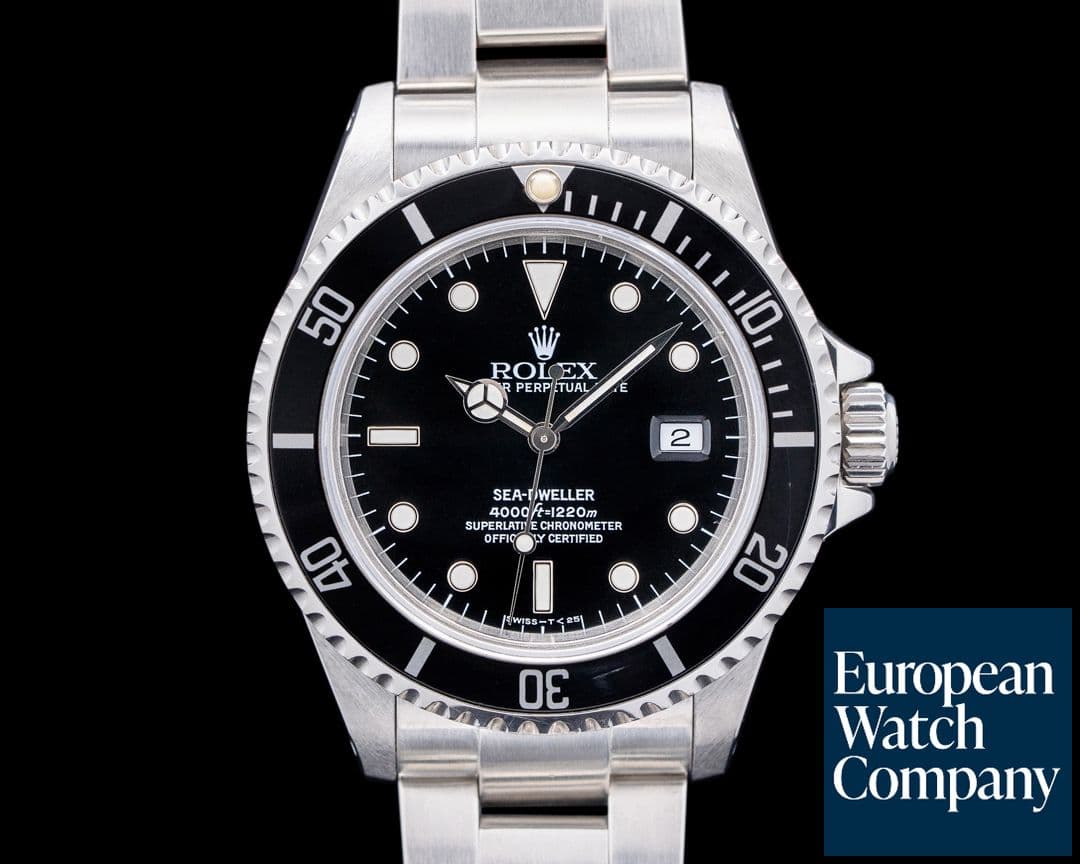 Image of Rolex Sea Dweller 16600 SS Black Dial