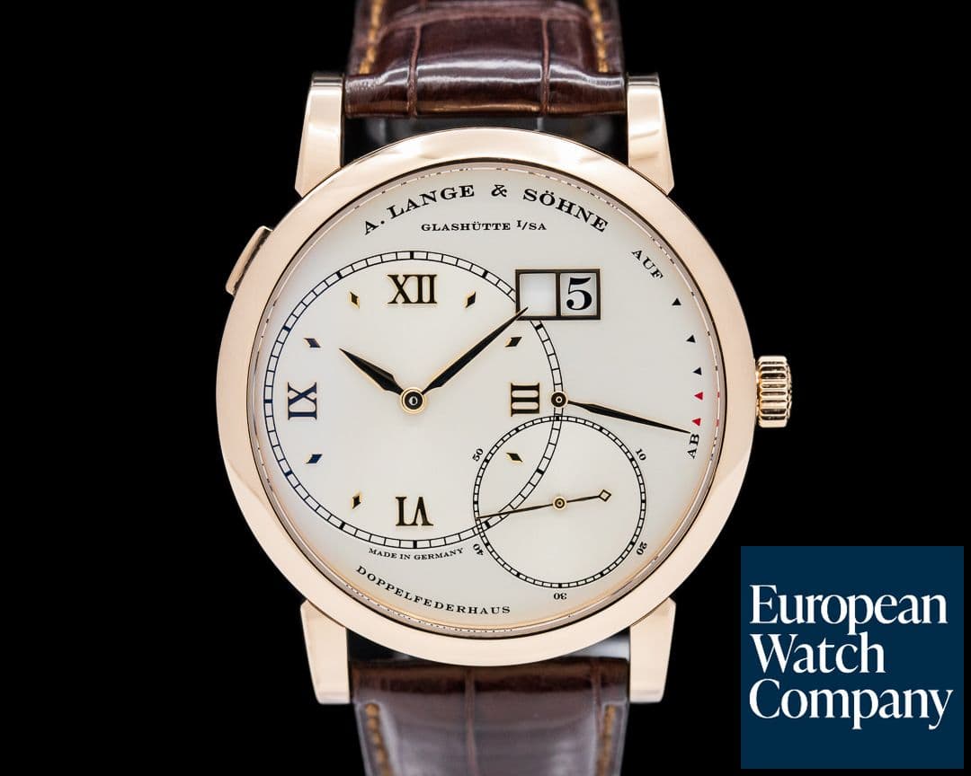 Image of A. Lange and Sohne Grand Lange 1 18K Rose Gold Silver Dial