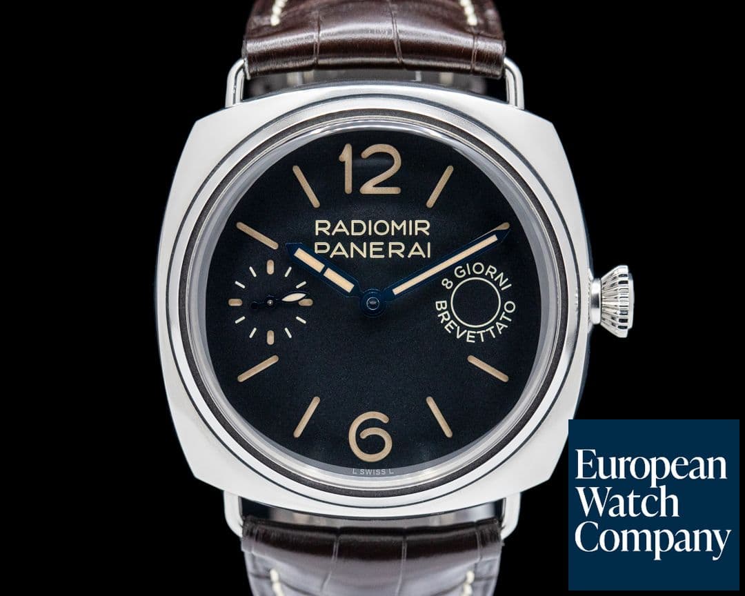 Image of Panerai Radiomir 8 Days Manual Wind SS Black Dial