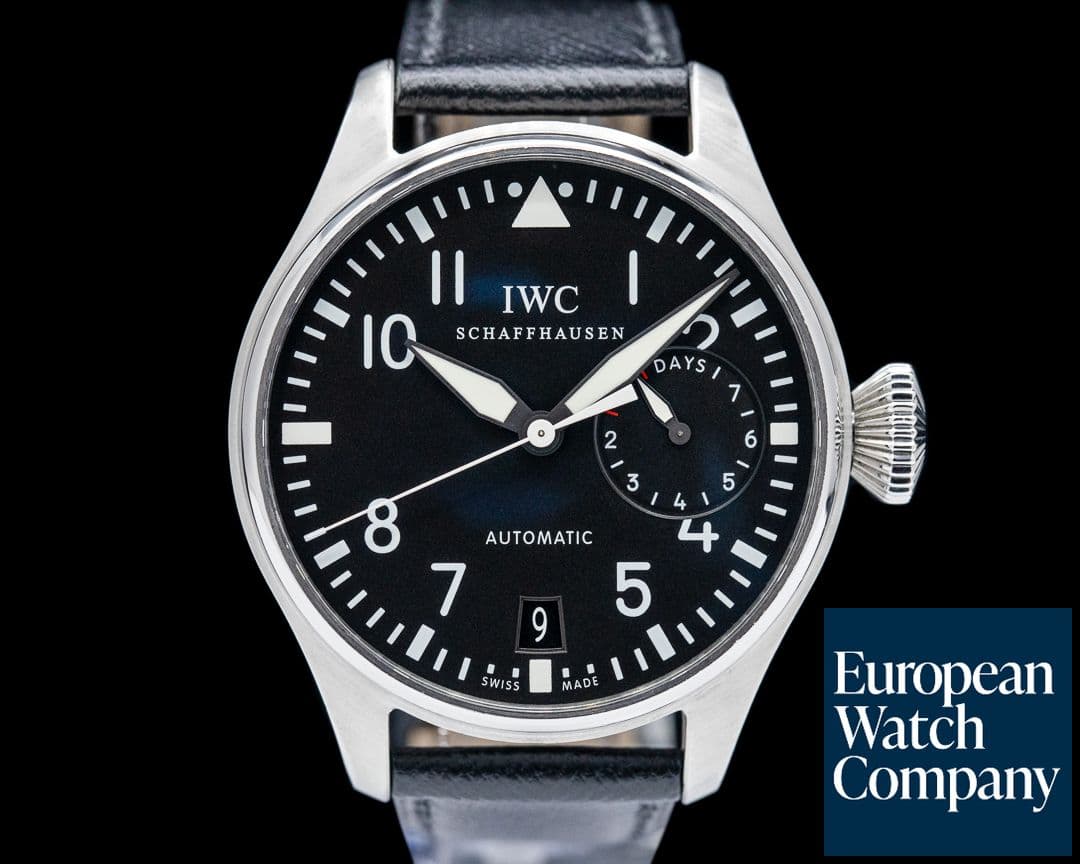 Image of IWC Big Pilot IW500912 SS Black Dial