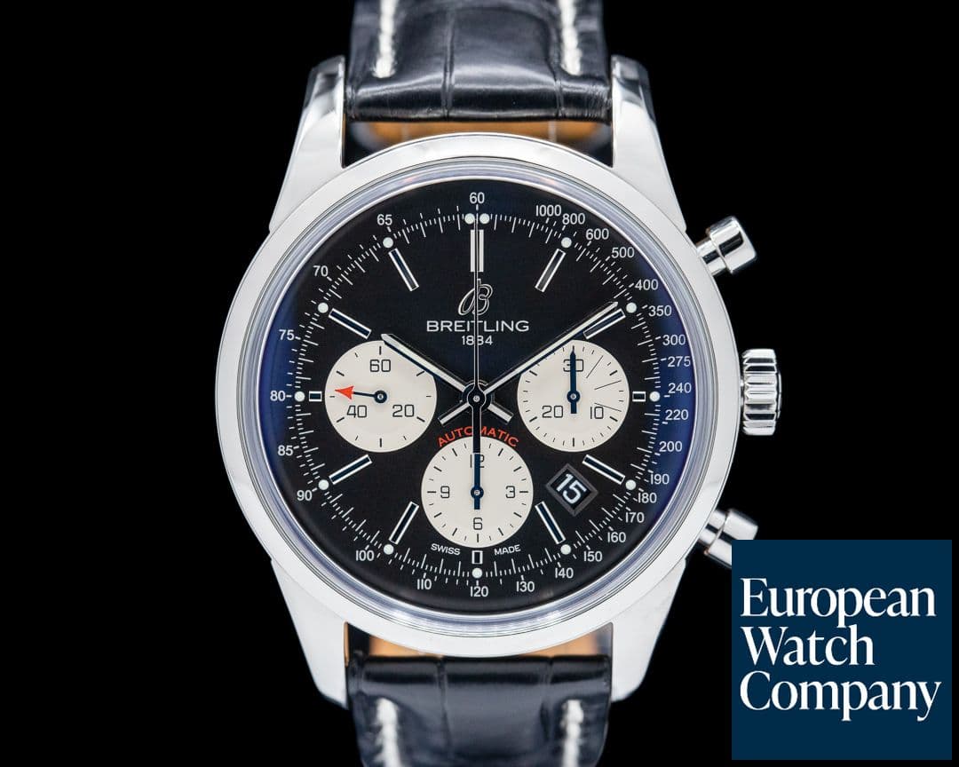 Image of Breitling TransOcean Chronograph SS Black Dial