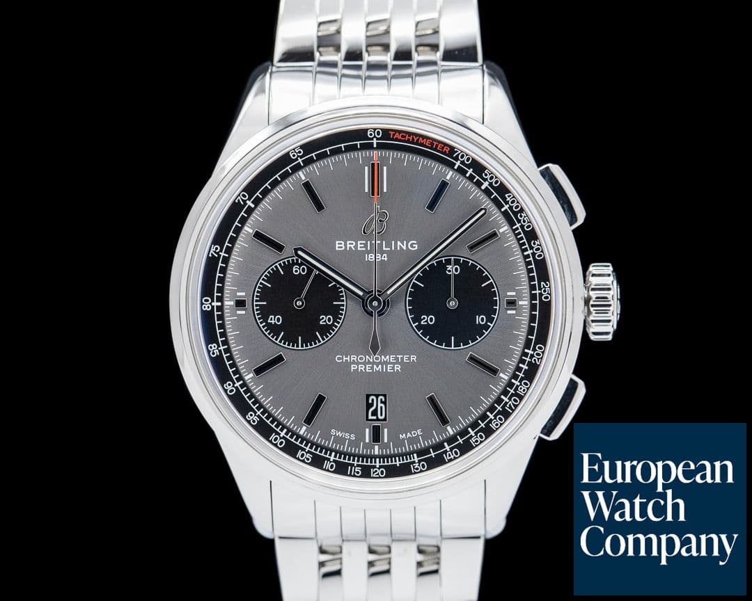 Image of Breitling Premier B01 Chronograph Grey Dial 42 SS