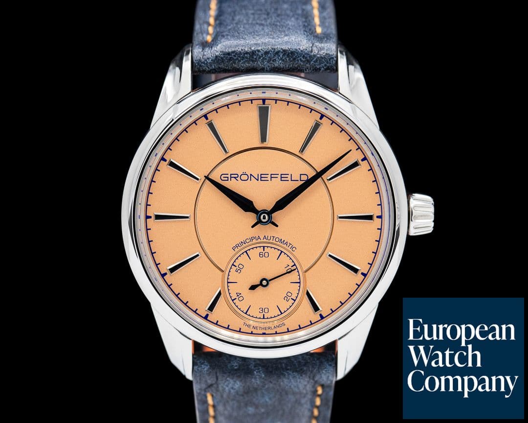 Image of Gronefeld 1941 Principia Automatic SS Salmon Dial