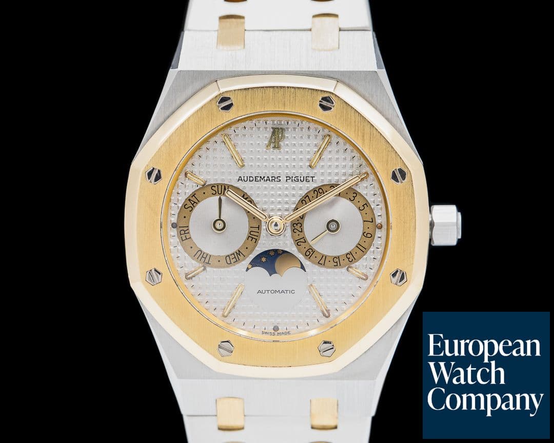 Image of Audemars Piguet Royal Oak 25594 Moon Phase SS / 18K Yellow Gold Silver Dial
