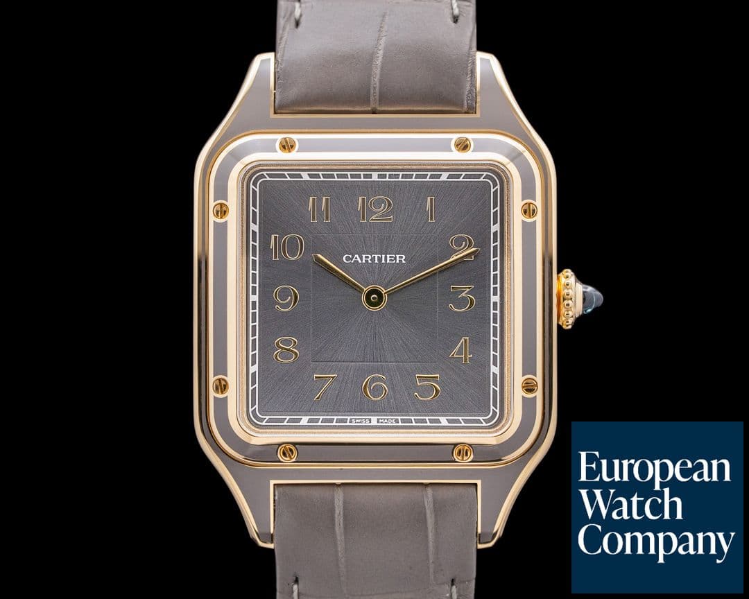 Image of Cartier Santos Dumont 18K Yellow Gold Gray Dial 2025
