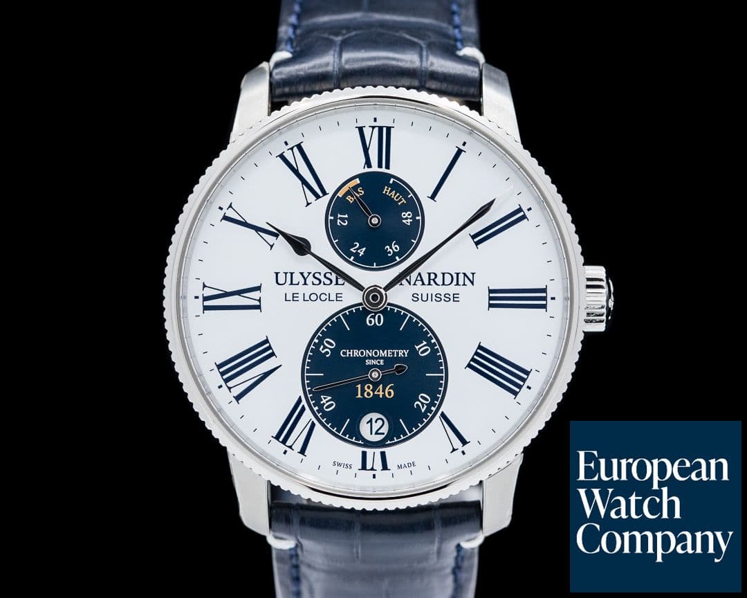 Image of Ulysse Nardin Marine Torpilleur SS Panda White Dial LIMITED