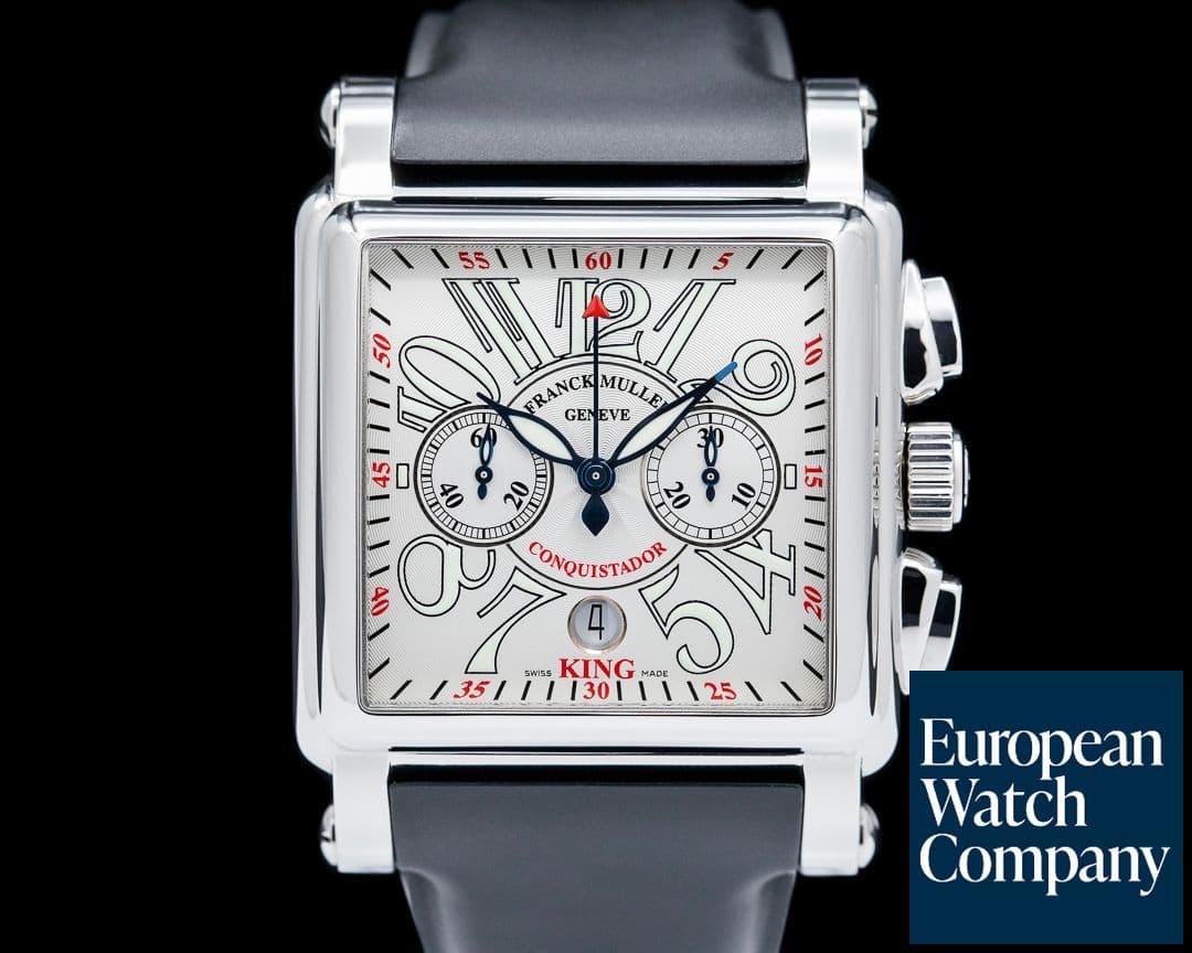 Image of Franck Muller Conquistador Cortez Chronograph SS Silver Dial