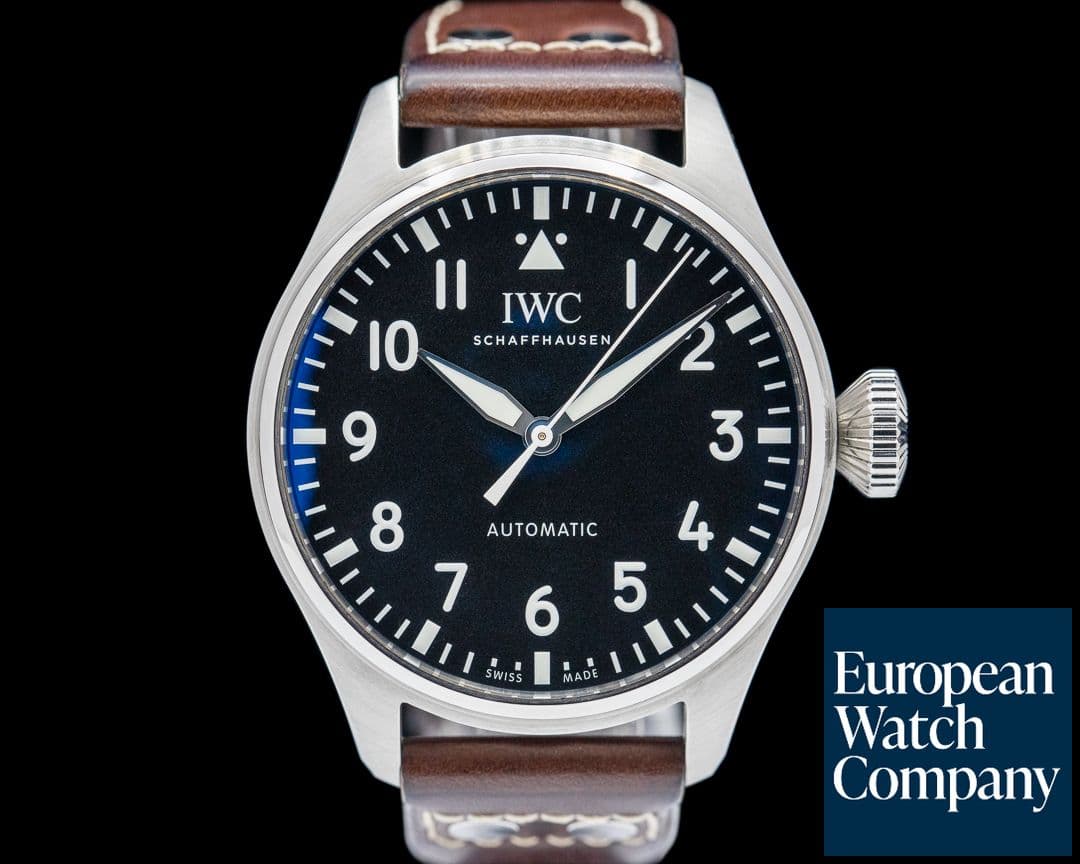Image of IWC Big Pilots Watch IW329301 SS Black Dial