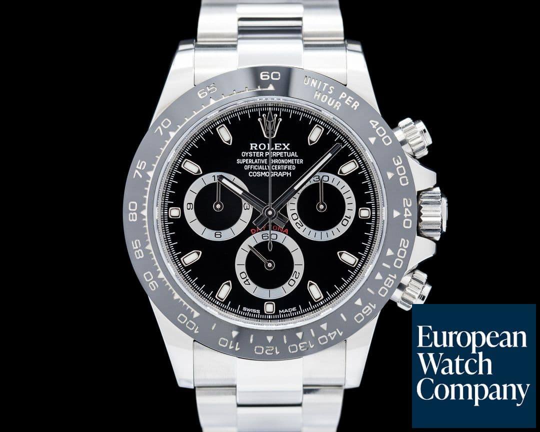 Image of Rolex Daytona 116500 Ceramic Bezel SS Black Dial