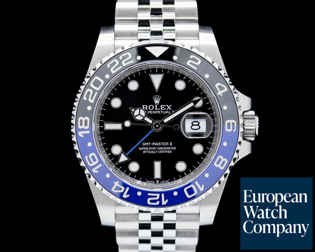 Image of Rolex GMT Master II 126710BLNR "Batman" SS Jubilee Black Dial UNWORN 2025
