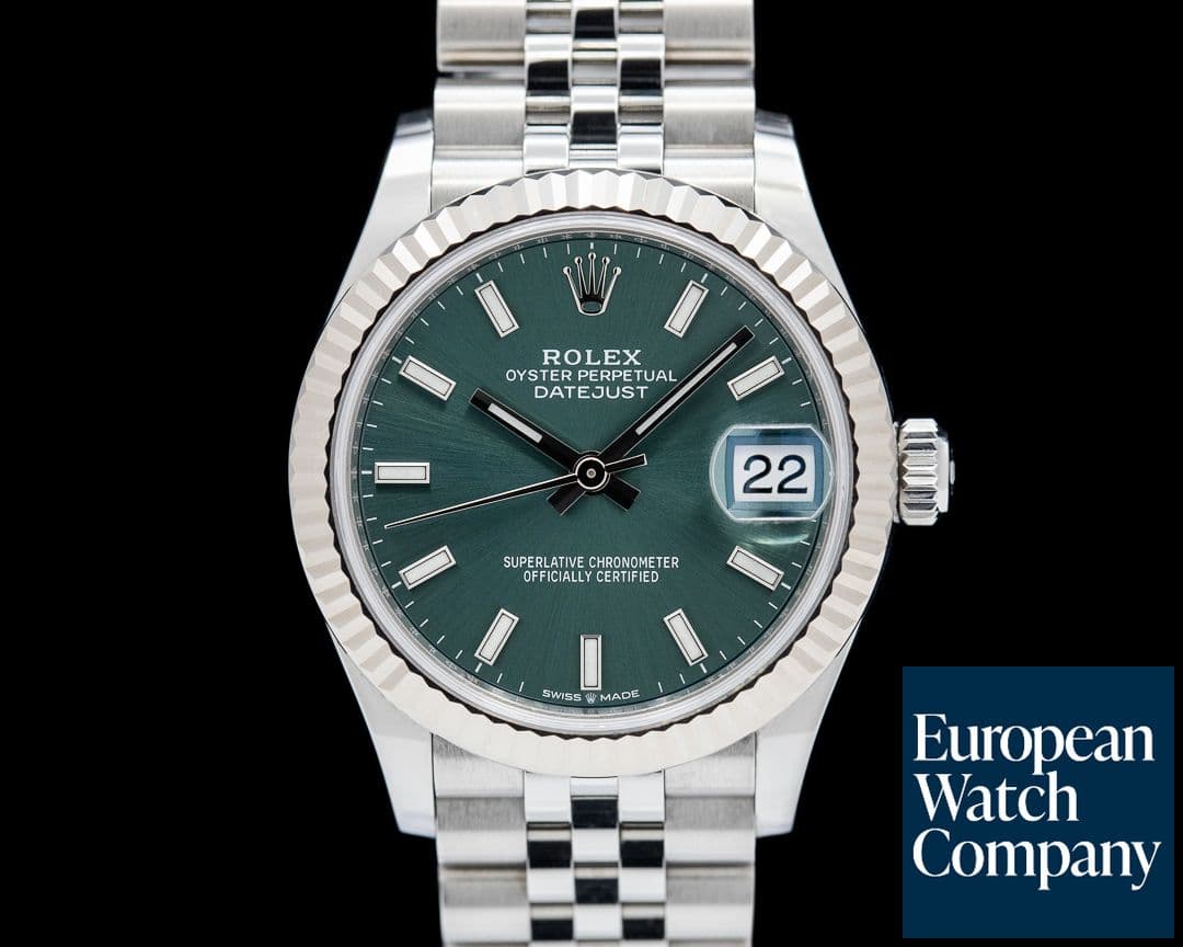 Image of Rolex Datejust 31 SS Jubilee Mint Green Dial